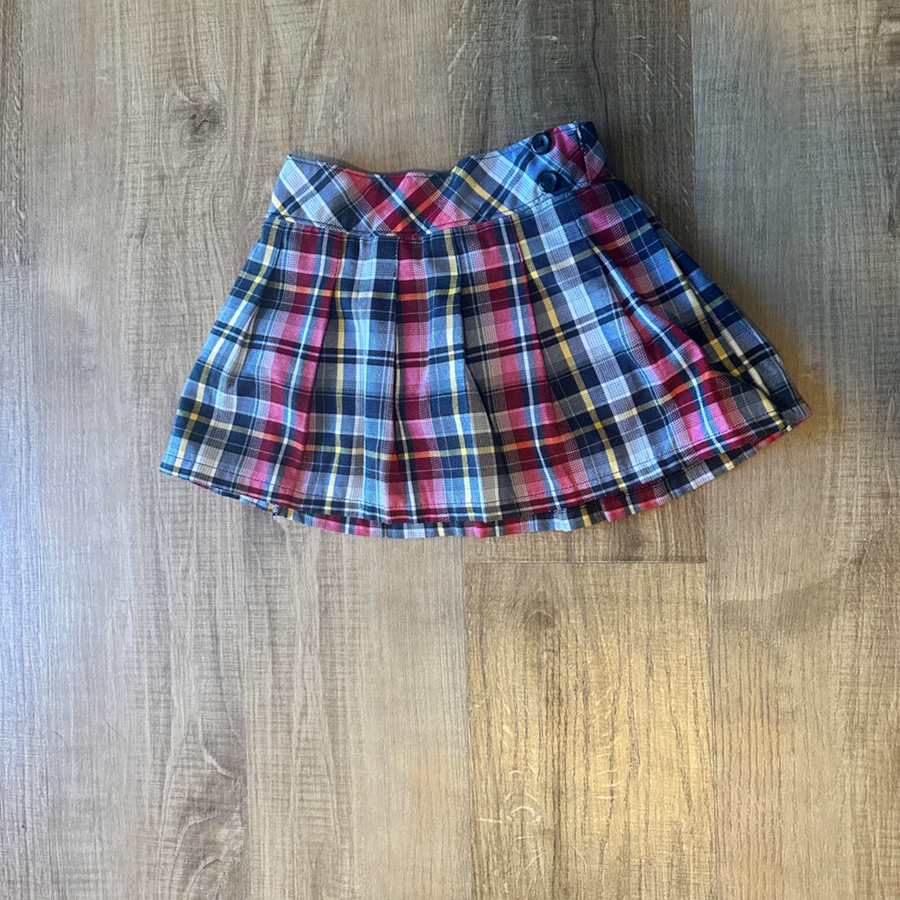 Girl’s Plaid Skirt - Size 4T